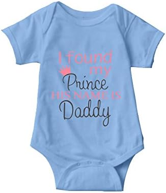סרקסטי אותי מצאתי את הנסיך שלי שמו של אבא יוניסקס תינוקת מתנה מצחיקה מצחיקה מתנה