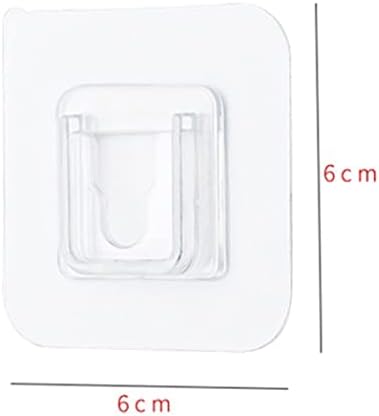 ווים דבק CPSUN ווים קיר דבק דו-צדדי קולב ווים שקופים חזקים כוס יניקה מחזיק אחסון קיר פראייר למטבח אמבטיה
