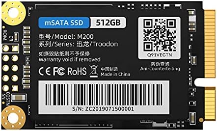 Orico M200 3D NAND SSD כונן מוצק קשה- MSATA - SATA III - 6GBPS -512GB כונן מצב מוצק פנימי למחשב נייד