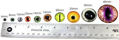 ג'ייד ירוק יגואר זכוכית עיניים על עמודי סיכות תיל עבור מחט מחט