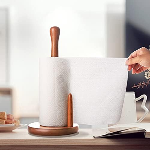 מחזיק מגבת נייר QFFL, מדף אחסון נייר טסלה ברקמת טואלט עם בסיס, התקנה קלה, למטבח, אמבטיה, סלון