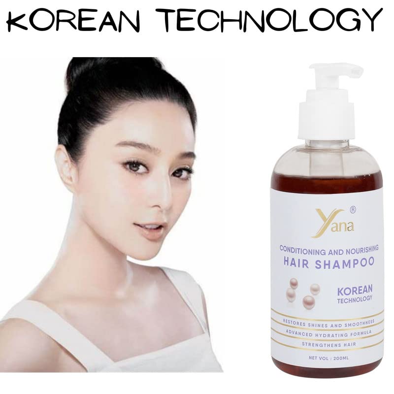 שמפו שיער של יאנה עם שמפו שיער טכנולוגי קוריאני ומארז משולב מרכך