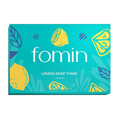 פומין-אנטיבקטריאלי נייר סבון גיליונות עבור יד כביסה-לימון נייד נסיעות סבון גיליונות, מסיס קמפינג מיני