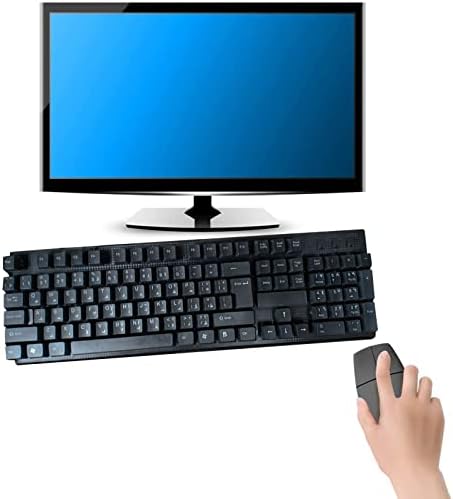 ייסו ערבית אנגלית שקט מקלדת עמיד למים משרד מקלדת עבור חלונות מחשב 5