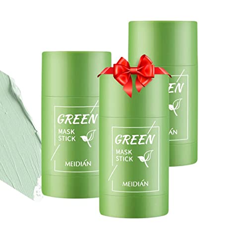 ינבטר 3 יחידות ירוק תה מסכת מקל עבור פנים, פנים מסכת טיפוח עור, פנים לחות, התבהרות עור לכל סוגי