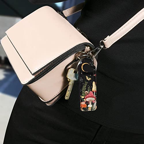 פרפר פטריות צ ' פסטיק מחזיק מחזיק מפתחות שפתון מחזיק לנשים גרבי חומרים קליפ על שרוול שפתון מקרה