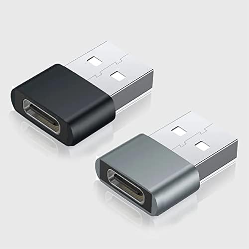 USB-C נקבה ל- USB מתאם מהיר זכר התואם ל- Sony Xperia XZ Pro עבור מטען, סנכרון, מכשירי OTG כמו מקלדת,