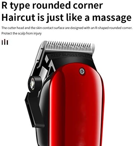 אלחוטי קסם שיער גוזז מקצועי בארבר שיער גוזם גברים חשמלי זקן חותך שיער מכונת חיתוך שיער לחתוך מתכוונן