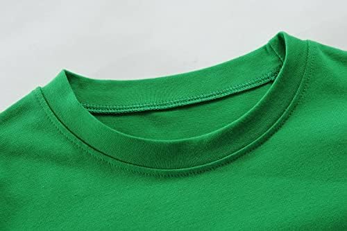 חולצות יום פטריק של דדסול סנט פטריק לבנות פעוטות בנות יוניסקס תלתן ירוק חולצות טריקו לילדים טייז 2-7T