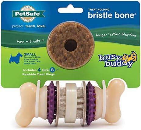 פאט בטוח עסוק באדי זיפי עצם-לטפל-מחזיק צעצוע לכלבים-לטפל טבעות כלול - פינוקים מעורב באופן יסודי