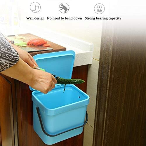 פח אשפה תלוי, פחי פסולת מטבח ניידים קטנים ומרכבים קיר פחיות הגנה על הסביבה פחית לחדרי שירות לחדר