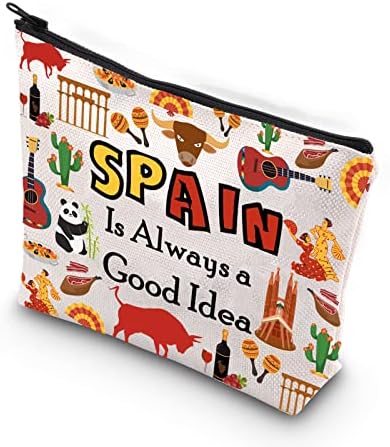 ספרד מאהב מתנת טיול לספרד מתנה ספרד הוא תמיד רעיון טוב רוכסן פאוץ תיק קוסמטי