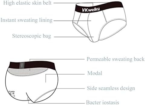 גברים של תחתוני טיפול מגנטי בריאות בוקסר רך נוחות הגדלת מכנסיים מודאלי לנשימה גזעים