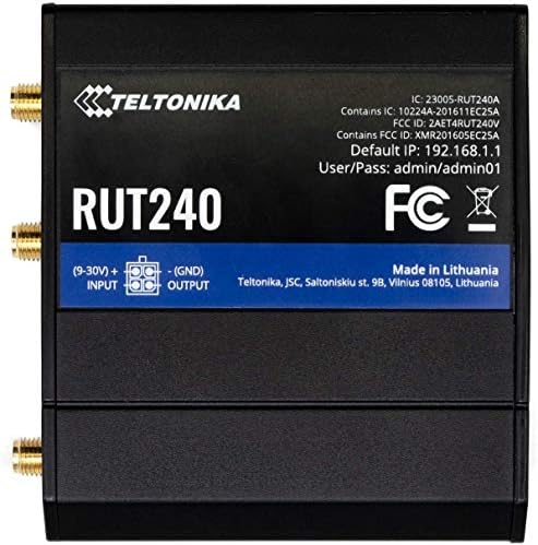 טלטוניקה רוט240 4 גרם / לט ו-וויי-פיי נתב סלולרי עם אתרנט וקלט / פלט, חיבור מרחוק, וויי-פי-אן מתקדם