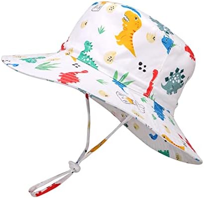 כובע שמש של ג'ראג תינוק, כובע פעוטות ילדים מתכווננים כובע קיץ מתכוונן רשת נושמת לחוף נסיעות אנטי-UV