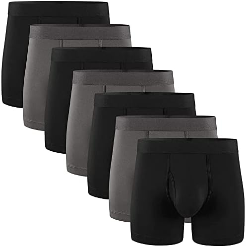 5 מאמי בוקסר לגברים תקצירים תחתונים גברים תחתונים כותנה רכה תחתוני זבוב פתוח 7 חבילה S M L XL XXL
