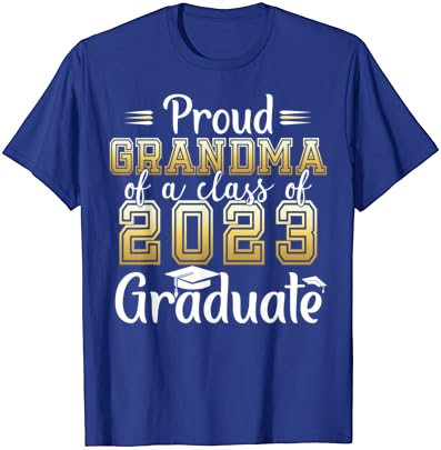 סבתא גאה של כיתה של חולצת טריקו בוגרת בוגרת 2023