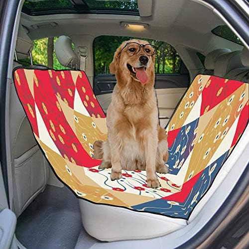 כיסוי מושב כלב מותאם אישית תוספות רוח עיצוב סגנון יצירתי מגניב הדפסת רכב מושב מכסה לכלבים