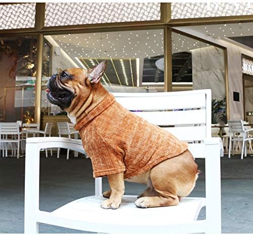 איצ ' ואה חיות מחמד כלב חורף חם סוודר בגדי גולף עבור צרפתית בולדוג צרפתי שיבא אינו קורדרוי קר מזג אוויר