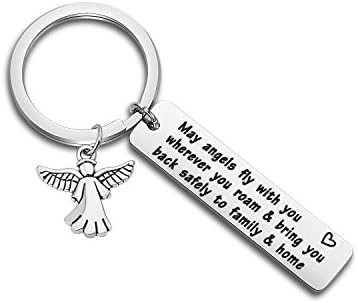 מתנת מחזיק מפתחות למטייל ווסואנד עשויה מלאכים לעוף איתך לכל מקום שאתה משוטט להחזיר אותך בבטחה למשפחה