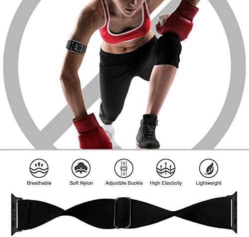 Ifcase elastic זרוע/קרסול עבור Apple Watch 49 ממ 45 ממ 44 ממ 42 ממ 41 ממ 40 ממ 38 ממ סדרת IWatch Ultra