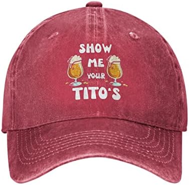 כובע Sefgaen הראה לי את כובע הטיטו שלך לגברים כובעי בייסבול כובעים מצחיקים