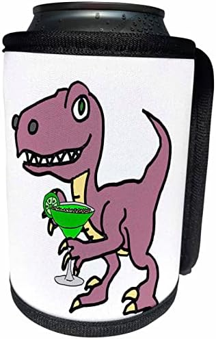 3 דריוזה מצחיקה דינוזאור סגול חמוד וחמוד לשתיית דינוזאור. - יכול לעטוף בקבוקים קירור יותר