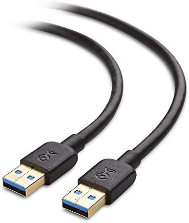 ענייני כבלים ארוכים USB 3.0 כבל בשחור 10 רגל ואורך USB ל- USB כבל תוסף