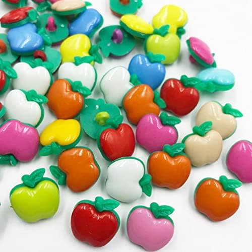 50/100 יחידות 18 ממ צבע מעורב שוק כפתורי פלסטיק אבני תפירה אביזרי תפירה