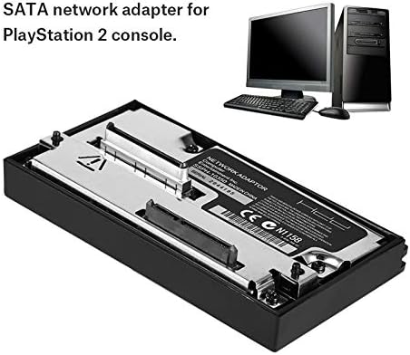 מתאם רשת ממשק SATA מתאם HDD דיסק קשיח תואם מתאם כרטיסי רשת תואם ל- PS2 PlayStation 2 No IDE