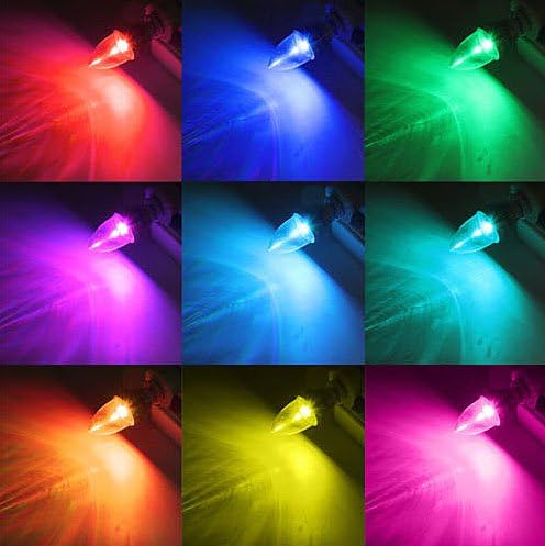 תאורה 3 ואט 12 מנורת צבע שינוי אור הנורה טיימר שלט רחוק עם תפקוד זיכרון נברשת נורות 12 בסיס דקורטיבי