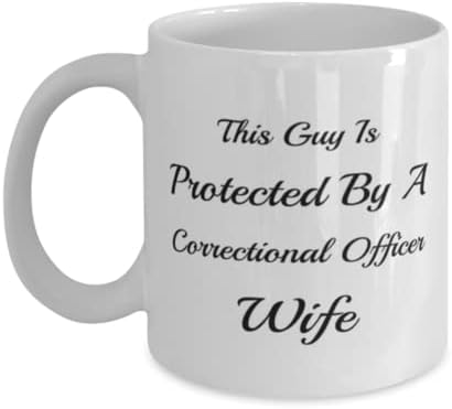 כליאה קצין ספל, הבחור הזה הוא מוגן על ידי כליאה קצין אשתו, חידוש ייחודי מתנת רעיונות כליאה קצין, קפה