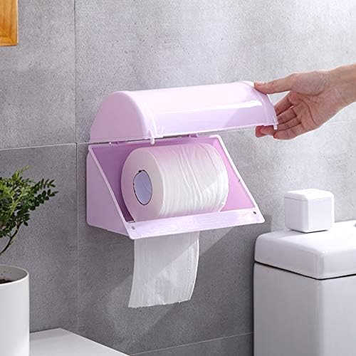 WSZJJ 1PC מחזיק נייר אחסון מגבת מגבות 4 צבעים מיכל קופסת רקמות נייר נייר נייר אביזרי אמבטיה מדף ביתי