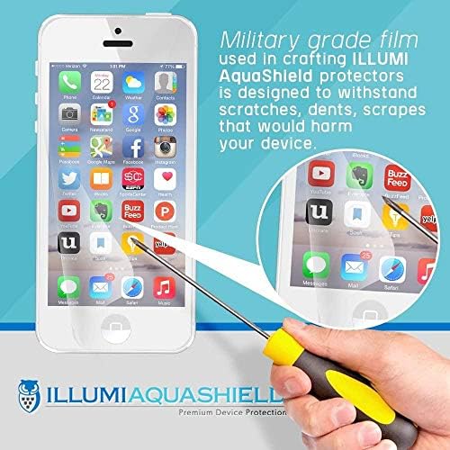 מגן מסך גוף מלא של Illumi Aquashield תואם ל- Apple Watch SE 40 ממ ללא הגדרה גבוהה בהגדרה ברורה סרט TPU גמיש