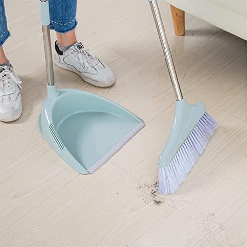 מטאטא Houkai ו- Dustpan Set גומי גומי אבק סוחף קיפול נקי למוצרי מברשת ביתי רצפה פלסטיק מטאטא ביתי