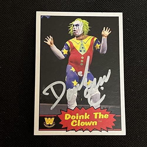 Doink the Clown 2012 Topps Heritage WWE WWE חתום כרטיס חתימה - כרטיסי היאבקות עם חתימה