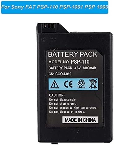 סוללה להחלפה PSP-110 תואמת לסוללת Sony Fat PSP-111 PSP-1001 PSP 1000 סוללה