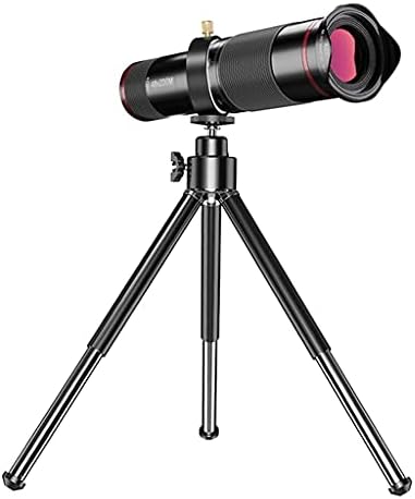 קליפ עדשת טלה טלסקופ אופטי 48 פעמים עבור מצלמת טלפון סלולרי נייד עם חצובה סלפי
