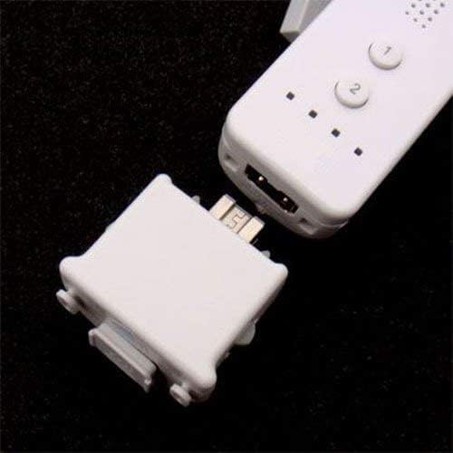 Ostent Motionplus Motion Plus + Silicone Case עבור Nintendo Wii Controller Controller Game Color White