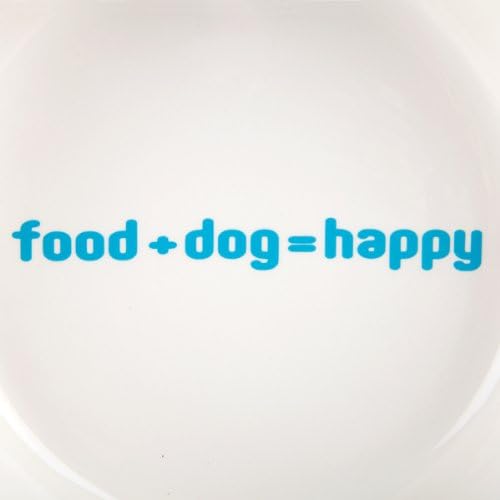 סטודיו לחיות מחמד קרמיקה צלחת כלב אנדובר, 6-1 / 2 אינץ', ציפור כחולה