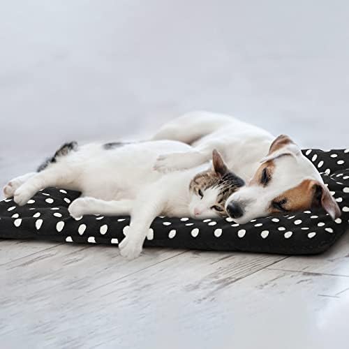 כרית חימום של PECTT PET לכלבים וחתולים, מחצלת התחממות מתכווננת עם טמפרטורת 3 רמות, ניקוי קל מיטת מלונה