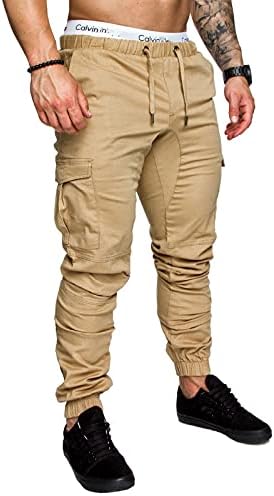 אופנת Dudubaby של גברים רופפים מכנסיים נאים מכנסיים כלים מכנסי הסוואה M-4xl