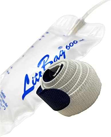 שקית ניקוז שתן של Litebag, 600 מל עם שסתום אנטי-רפלוקס, צינור סיליקון 50 סמ וגיבוי בד 1300/0061