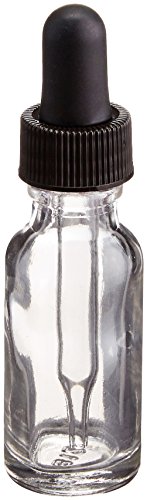בקבוקוני פרימיום B35-30 בבוקר בקבוק זכוכית עגול בוסטון עם טפטפת, 1/2 גרם קיפסי, אמבר