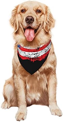 כלב בנדנות בציר פורטוריקני דגל לחיות מחמד בנדנה צעיף משולש ליקוק מטפחת אביזרי לכלבים חתולים