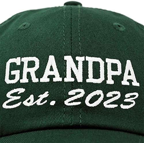 דליקס סבא חדש כובע EST 2023 מתנה מהנה כובע אבא כובע כותנה