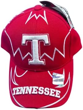 כובע אדום של טנסי עם רקמת אלפבית לא-מתכוונן הוא כובע מסוגנן הכולל את רקמת האלפבית לא בחזית וטנסי