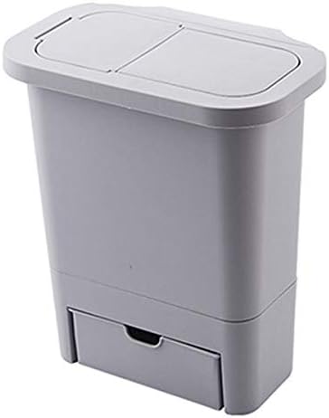 קיר רכוב הזזה מכסה אשפה יכול מטבח דלת תליית אשפה אחסון דלי כיריים פסולת סל עבור משרד בית אמבטיה מטבח