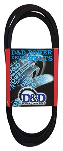 D&D Powerdrive K5705475AG18 חגורת החלפה אלקטריק כללי, A/4L, 1 רצועה, אורך 37 אינץ ', גומי