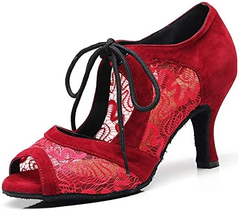 נעלי ריקוד סלסה לטינית של Hipposeus Latin לנשים, דוגמנית 7150